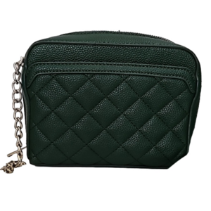LD Beautiful Green Quilted Shoulder/Crossbody Handbag